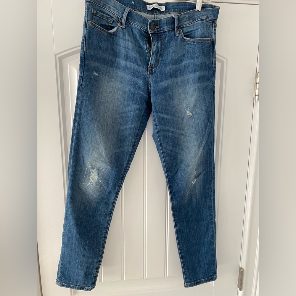 Size 29 Banana Republic Skinny Distressed Ankle Length Jeans